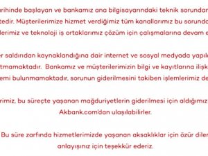 Akbank’ta Ana Bilgisayarlar Çöktü, Kullanıcılar Hesaplarına 36 Saattir Ulaşamıyor