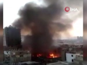 Mısır’da Çeyiz Pazarında Yangın: 1 Ölü, 5 Yaralı