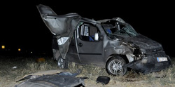 Aksaray'da feci kaza 2 Ölü, 5 Ağır Yaralı