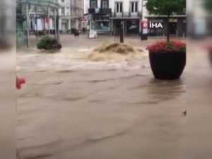 Belçika’da Şiddetli Yağış Sele Neden Oldu