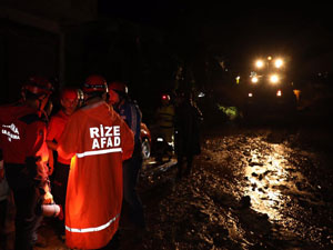 AFAD’dan Rize’de Devam Eden Aşırı Yağışlar ile İlgili Açıklama