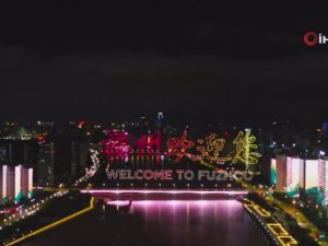 Çin’de Dünya Mirası Komitesi’nin Işık Gösterisi Geceyi Aydınlattı