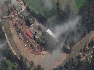 Felaketin Vurduğu Schuld Köyü Uydu Fotoğrafı Yayınlandı
