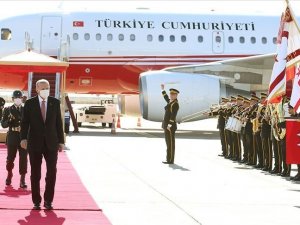 Cumhurbaşkanı Erdoğan, Kktc’de Resmi Törenle Karşılandı