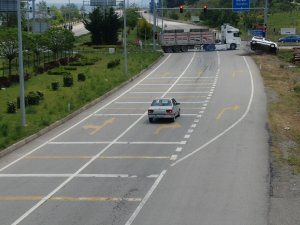 Giresun’da Kaza Anı Drone İle Görüntülendi