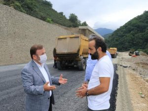 Giresun-dereli Yolu Tamamlandığında 8 Kilometre Kısalmış Olacak