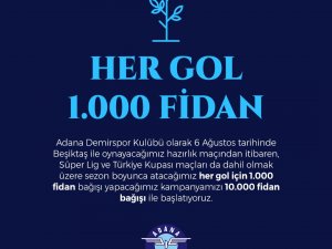 Adana Demirspor Attığı Her Gole 1000 Fidan Bağışlayacak