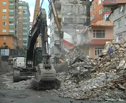 Rize'de Yıkımlar Başladı