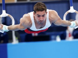 Artistik Cimnastik Halka Aleti Final Mücadelesinde Milli Sporcu İ̇brahim Çolak Beşinci Oldu