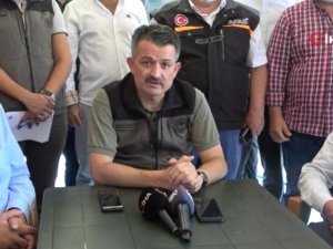 Bakan Pakdemirli: “Sütçülerde Yangın Seyrimiz İyiye Doğru Gitmektedir”