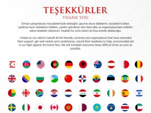 Erdoğan, Orman Yangınları İle Mücadelede Türkiye İle Dayanışma İçinde Olan Ülkelere Teşekkür Etti