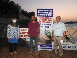 Katledilen Romanların Anısına Meriç Nehri’ne Çiçek Bırakıldı