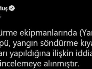 Bakan Muş, Yangın Söndürme Cihazlarında Fiyat Artırımına Giden Fırsatçıların Cezalandırılacağını Duyurdu