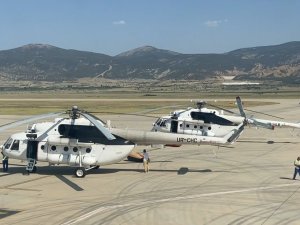 Ukrayna’dan Gelen 5 Helikopter Yangınlara Gece Müdahalesi İçin Havalanacak