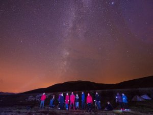Giresun’da Yaylalar Yıldızlar Altında Fotoğraflandı