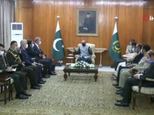 Bakan Akar, Pakistan Cumhurbaşkanı Alvi İle Görüştü