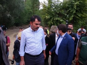 Bakan Kurum, Bartın’daki Sel Bölgelerinde