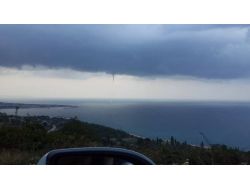Sinop'ta Ortaya Çıkan Hortum Görenleri Şaşırttı