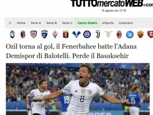 Mesut Özil’in İlk Golü Dünya Basınında