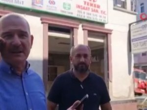 Bakan Soylu, Selde Kur’an Kursu Öğrencilerini Kurtaran Emekli Astsubaya Teşekkür Etti