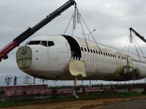 Pide Salonu Olacak Uçak Hizmet Vereceği Alana Getirildi