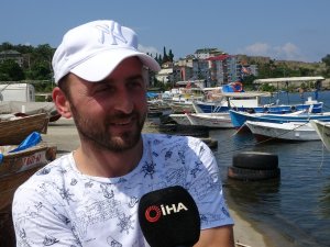 Trabzonlu Balıkçının Köpekbalığı İle Gülümseten Diyaloğu