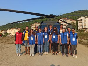 Bakan Soylu’dan Gençlik Merkezi Gönüllülerine Helikopter Jesti