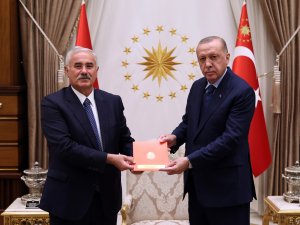 Cumhurbaşkanı Erdoğan, Yargıtay Başkanı Akarca Ve Yargıtay Cumhuriyet Başsavcısı Şahin’i Kabul Etti