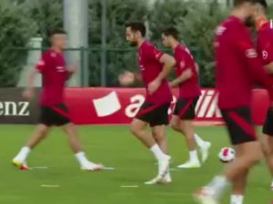 A Milli Takım, Karadağ Maçı Hazırlıklarını Tamamladı