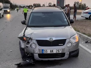 Samsun’da Otomobil Üç Tekerli Motosiklete Çarptı: 1 Ölü