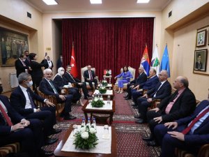 Bakan Çavuşoğlu, Boşnak Ulusal Azınlık Konseyi Başkanı Curic İle Görüştü