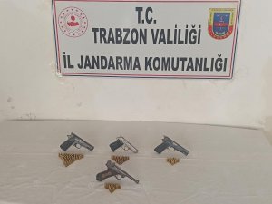 Trabzon’da Jandarmadan 29 Adrese Eş Zamanlı Silah Operasyonu