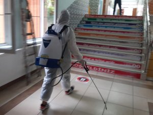 Giresun’da Okullar Dezenfekte Ediliyor