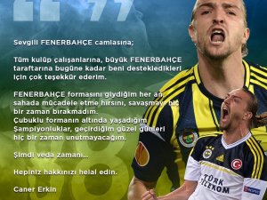 Caner Erkin’den Fenerbahçe’ye Veda