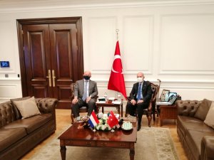 İ̇çişleri Bakanı Soylu, Hollanda Adalet Ve Güvenlik Bakanı Grapperhaus İle Bir Araya Geldi