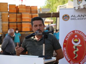 Yangında Kovanları Zarar Gören 23 Arıcıya Ücretsiz 350 Arı Kovanı Dağıtıldı
