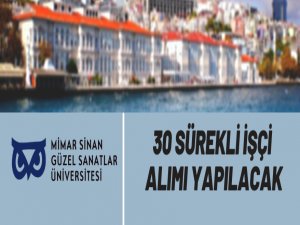 30 sürekli işçi alım ilanı