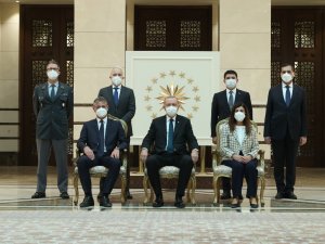 Cumhurbaşkanı Erdoğan, İ̇sviçre’nin Ankara Büyükelçisi Ruch’u Kabul Etti