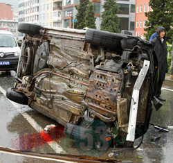 Rize'de Trafik Kazası: 1 Ölü