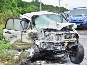 Samsun’da Cip İle Minibüs Çarpıştı: 4 Yaralı