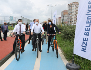 Avrupa Hareketlilik Haftası Kapsamında Rize'de Bisiklet Turu