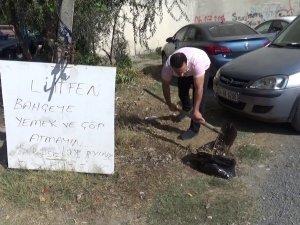 Sultangazi’de Bir Garip Olay: Her Gün Aynı Yere Pilav Döküyor