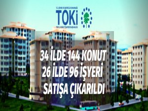 TOKİ'den konut ve iş yeri satışı