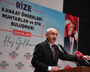 Kılıçdaroğlu, "ÇAYKUR'un bu hale gelmesinde de çayın bu hale gelmesinde de en büyük kabahat politikacılardadır"