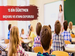 ​​​​​​​Milli Eğitim Bakanlığı, 15 bin sözleşmeli öğretmen ataması gerçekleştirecek