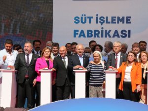 Kılıçdaroğlu Süt İşletme Fabrikasının Temel Atma Törenine Katıldı