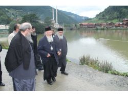 Fener Rum Patriği Bartholomeos Uzungöl’ü Gezdi