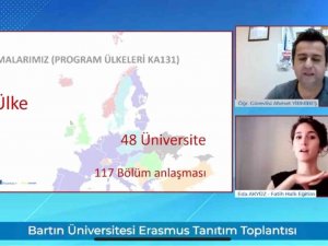 Bartın Üniversitesinde Erasmus+ Tanıtım Toplantısı Gerçekleştirildi