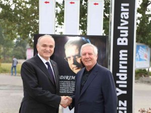 Başkan Özlü, Aziz Yıldırım’ı Ağırladı