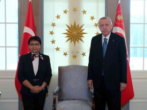 Cumhurbaşkanı Erdoğan, Endonezya Dışişleri Bakanını Kabul Etti